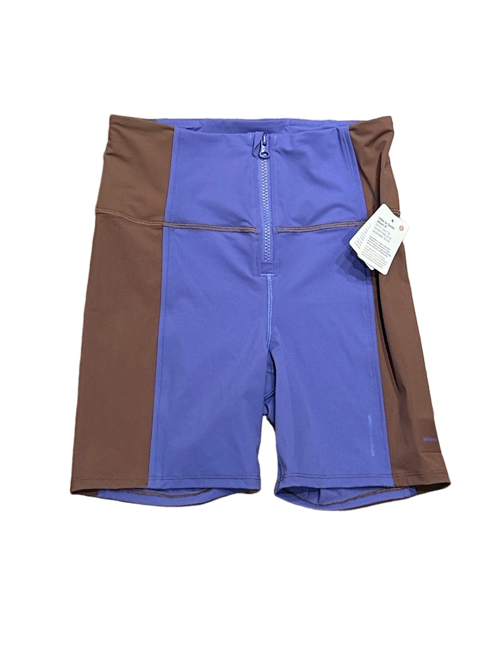 Lululemon Hike to Swim Bike Short Indigo/Brown | Size 8, 6” Inseam - Picture 6 of 9